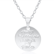 Load image into Gallery viewer, Sterling Silver Disc Daughter Pendant