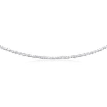 Sterling Silver Omega 2.5mm Necklace 45cm