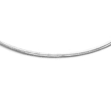 Load image into Gallery viewer, Sterling Silver Reversible Omega 5mm Chain