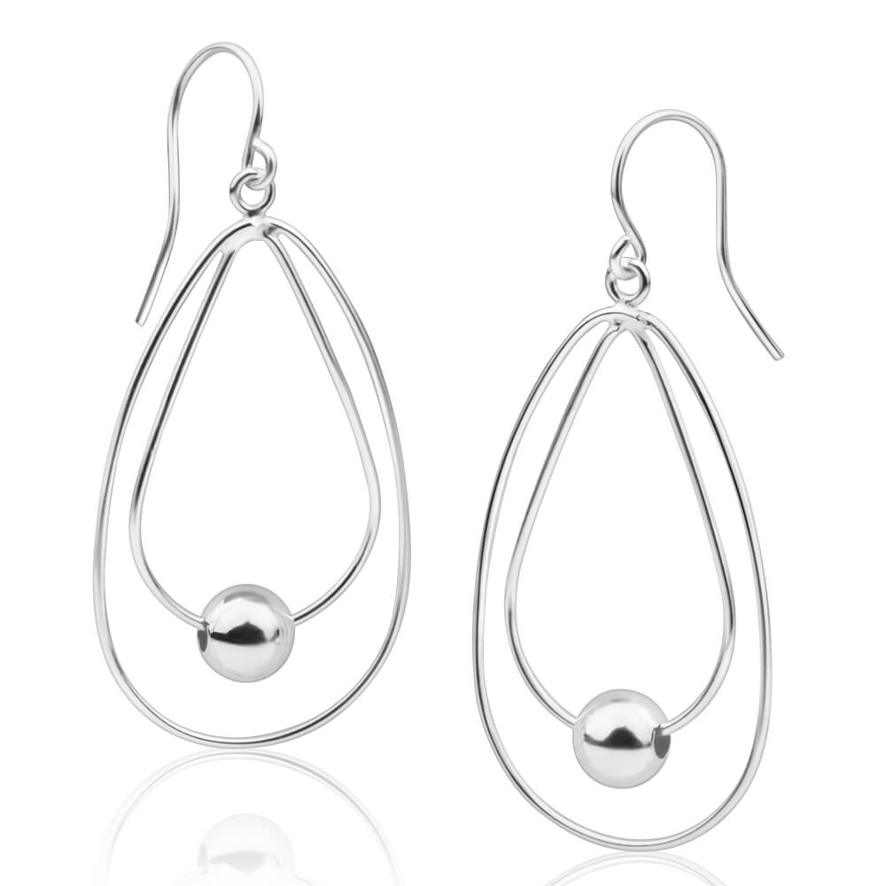 Sterling Silver Drop Earrings Shiels Jewellers