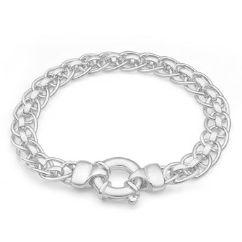 Sterling Silver Roller Boltring Bracelet 19cm
