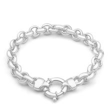 Load image into Gallery viewer, Sterling Silver Hollow Belcher Boltring 20cm Bracelet