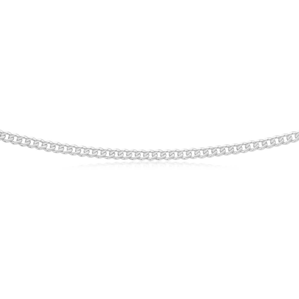 Sterling Silver 100 Gauge Diamond Cut 55cm Curb Chain Shiels Jewellers