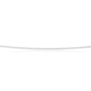 Sterling Silver 30 Gauge 45cm Curb Chain