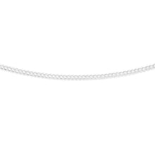 Load image into Gallery viewer, Sterling Silver Curb 100 Gauge 45cm Chain