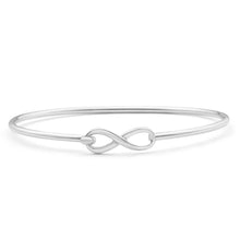 Load image into Gallery viewer, Sterling Silver Infinity 60mm Bangle