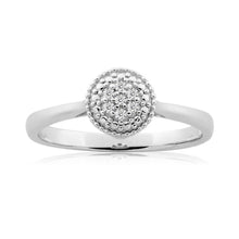 Load image into Gallery viewer, Sterling Silver Divine Diamond Ring