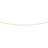 Rose Gold Plated Sterling Silver Ball Chain