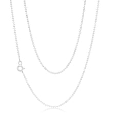 Load image into Gallery viewer, Sterling Silver Dicut Ball 80cm Chain