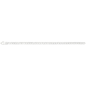 Sterling Silver 150 Gauge Curb Chain 55cm