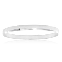 Load image into Gallery viewer, Sterling Silver Plain 65mm Bangle