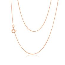 Load image into Gallery viewer, 45cm Sterling Silver and Rose Gold Plated Curb Link Chain