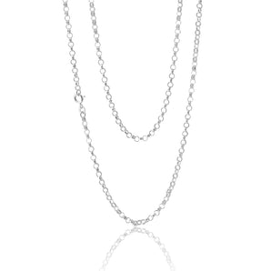 Sterling Silver 70 Gauge 70cm Belcher Chain
