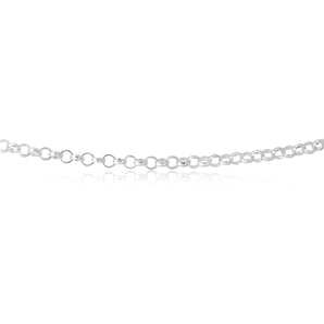 Sterling Silver 70 Gauge 60cm Belcher Chain