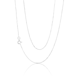 Sterling Silver 45cm 70 Gauge Box Chain