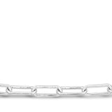 Sterling Silver 45cm Elongated Fancy Link Chain