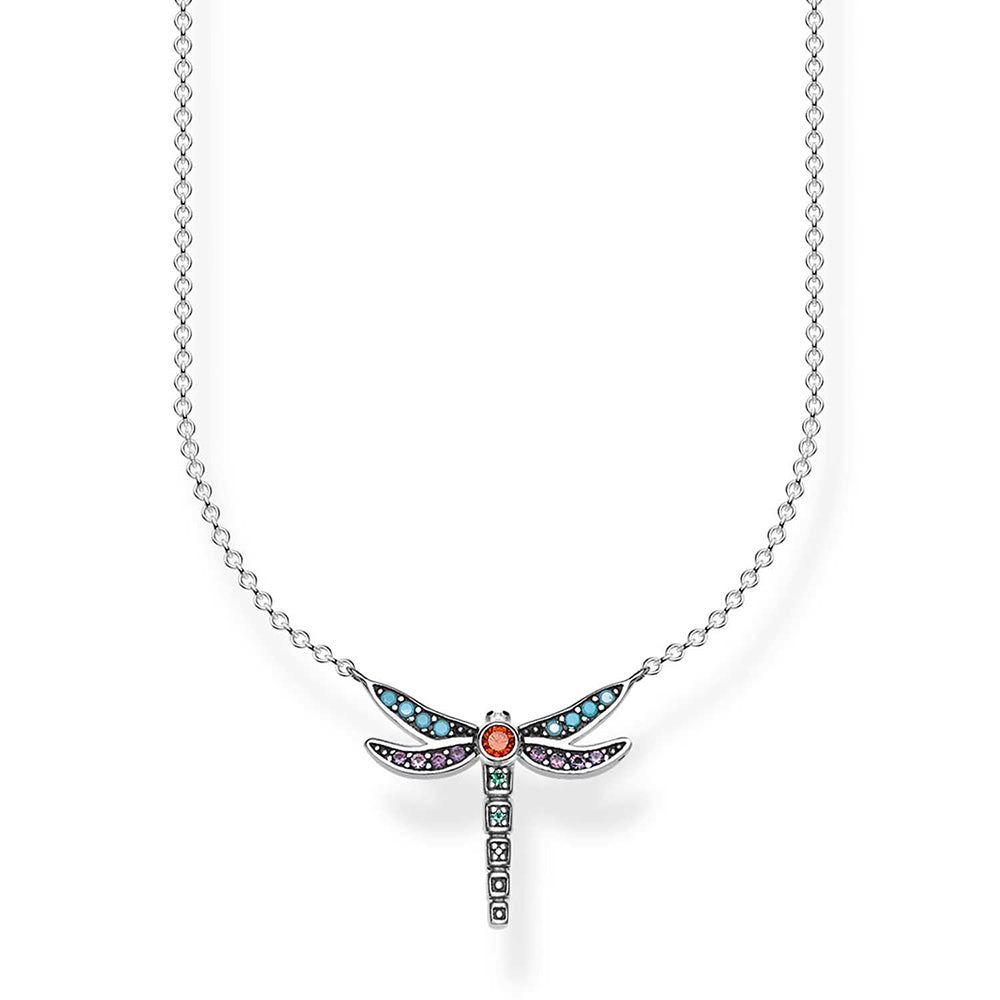 Sterling Silver thomas Sabo Paradise Dragonfly Necklace