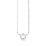 Sterling Silver Thomas Sabo Circular Zirconia Necklace