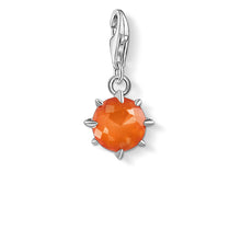 Load image into Gallery viewer, Sterling Silver Thomas Sabo CHarm Club January Red Agate