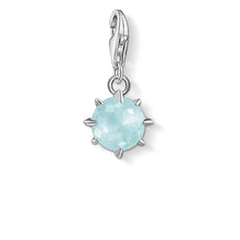 Load image into Gallery viewer, Sterling Silver Thomas Sabo Charm Club March Aquamarine