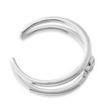 Load image into Gallery viewer, Sterling Silver Toe Ring Solitaire Zirconia