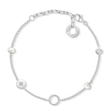 Sterling Silver Thomas Sabo Charm Club Bracelet 15-19cm