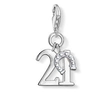 Load image into Gallery viewer, Sterling Silver Thomas Sabo Charm Club Lucky 21