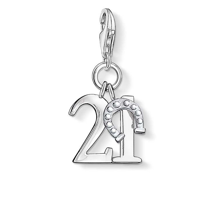 Sterling Silver Thomas Sabo Charm Club Lucky 21