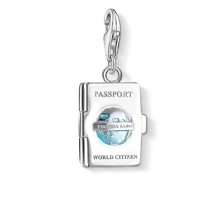 Sterling Silver Thomas Sabo Charm Club Passport Enamel