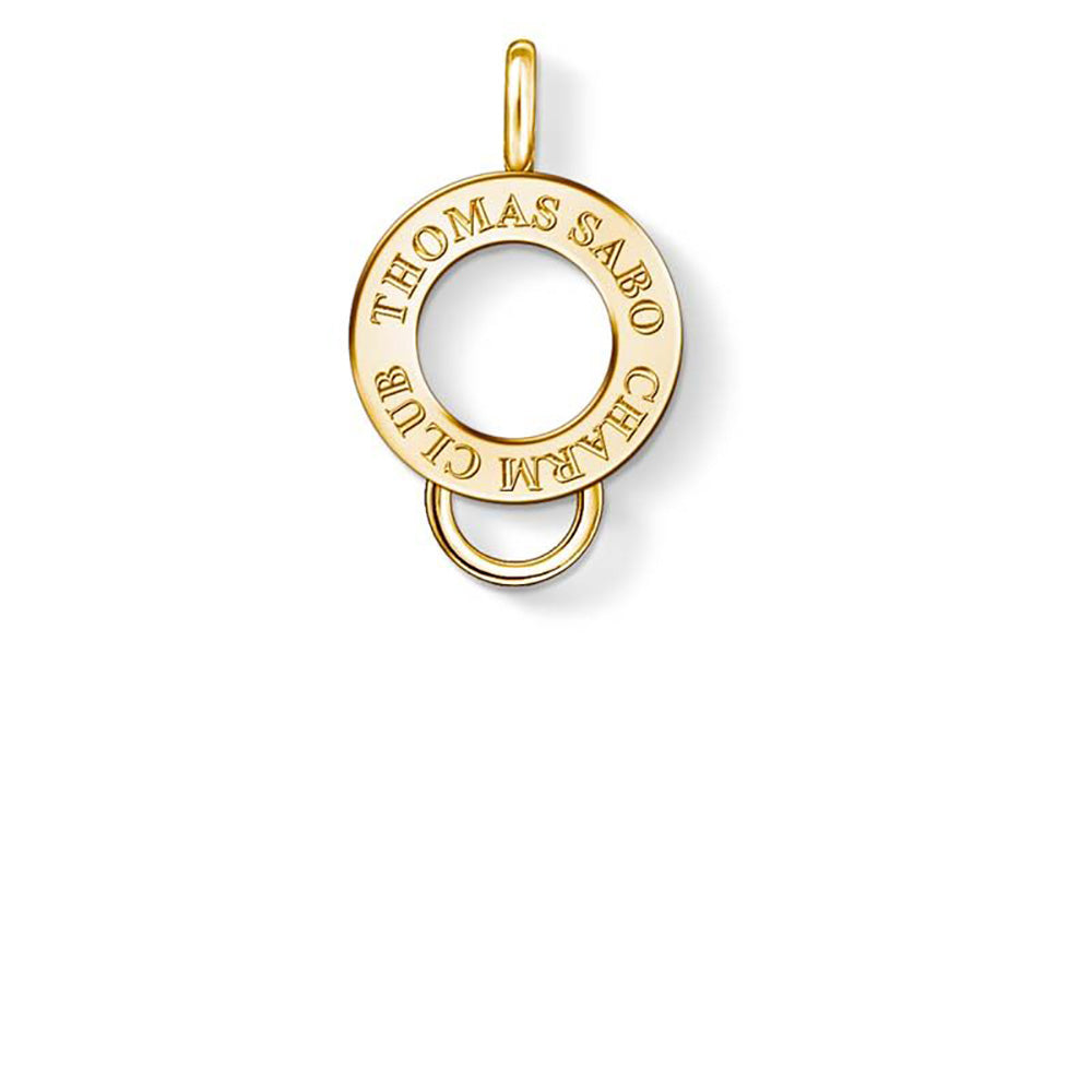 Gold Plated Sterling Silver Thomas Sabo Charm Club Yellow Charm Carrier