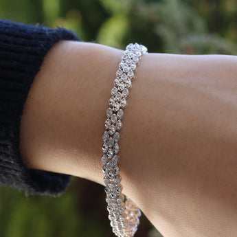 1/2 Carat Diamond 18.5cm Bracelet in Sterling Silver