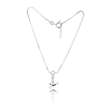 Load image into Gallery viewer, Sterling Silver 26cm Dove Charm Anklet
