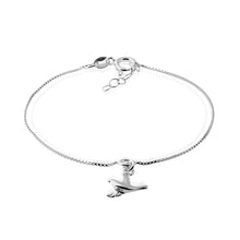 Load image into Gallery viewer, Sterling Silver 20cm Dove Charm Bracelet
