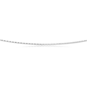 Sterling Silver 45cm Wheat Chain