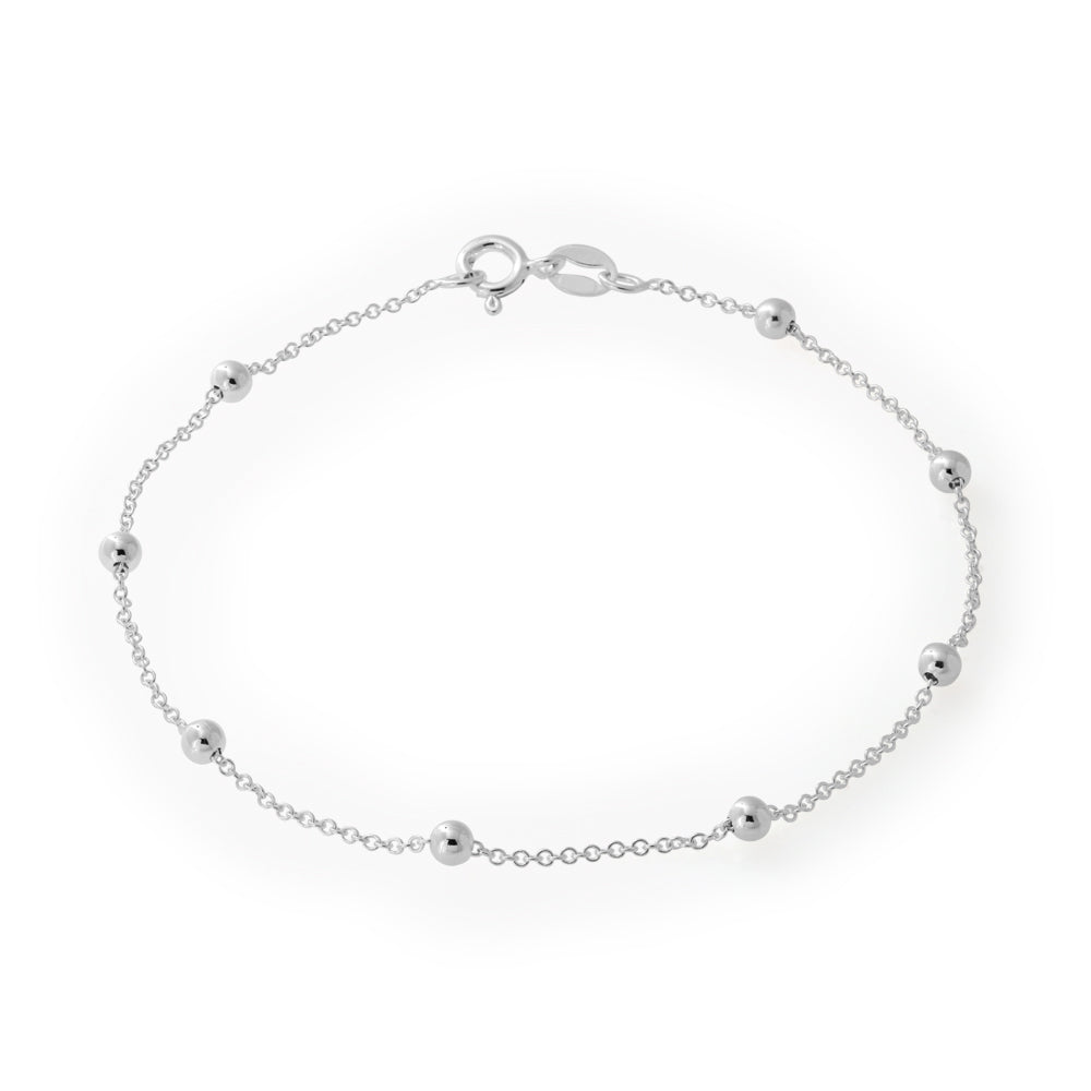 Stainless Steel Silver Ball Chain by INFINIQUE CREATIONS - Bracelet and Silver  Necklace for Women and Men, 1mm-5mm, 7'-38', Silver (1.5mm, 7'', Silver) -  1 Pack | Amazon.com