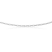 Load image into Gallery viewer, Sterling Silver 45cm Elongated Belcher Chain