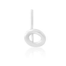 Load image into Gallery viewer, Sterling Silver Nose Stud Open Circle