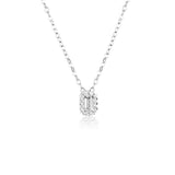 Georgini Sterling Silver Zirconia Paris Pendant On Chain