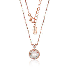 Load image into Gallery viewer, Georgini Heirloom Rose Gold Plated Sterling Silver Fresh Water Pearl Always Pendant