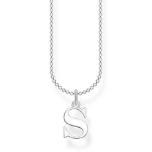 Load image into Gallery viewer, Sterling Silver Thomas Sabo Charm Club &quot;S&quot; Initial Necklace 38-45cm
