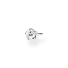 Load image into Gallery viewer, Single Sterling Silver Thomas Sabo Charm Club Large Zirconia Stud * 1 Earring Only*