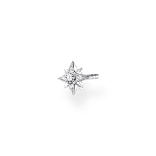 Load image into Gallery viewer, Single Sterling Silver Thomas Sabo Charm Club Star Zirconia Stud * 1 Earring Only*