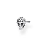 Sterling Silver Thomas Sabo Charm Club Single Skull Stud * 1 Earring Only*