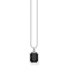 Load image into Gallery viewer, Thomas Sabo Sterling Silver Magic Stones Black Onyx Pendant On 40-45cm Chain