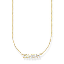 Load image into Gallery viewer, Thomas Sabo Gold Plated Sterling Silver Dancing Cubic Zirconia 38-42 cm Chain