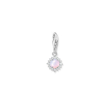 Load image into Gallery viewer, Thomas Sabo Sterling Silver Opal Opaque Colour Rose Pendant