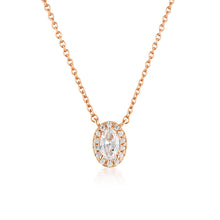 Load image into Gallery viewer, Georgini Aurora Rose Gold Plated Sterling Silver Glow Pendant On Chain