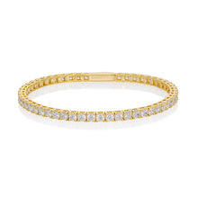 Load image into Gallery viewer, Georgini Gold Plated Selena 3mm Tennis Bracelet