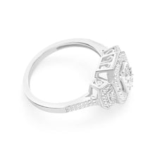 Load image into Gallery viewer, Sterling Silver Prestigious Diamond Ring