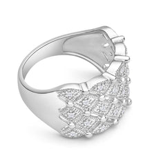 Load image into Gallery viewer, Sterling Silver Diamond Dress Ring